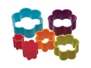 Colour Works Set of 6 Flower Cookie Cutters